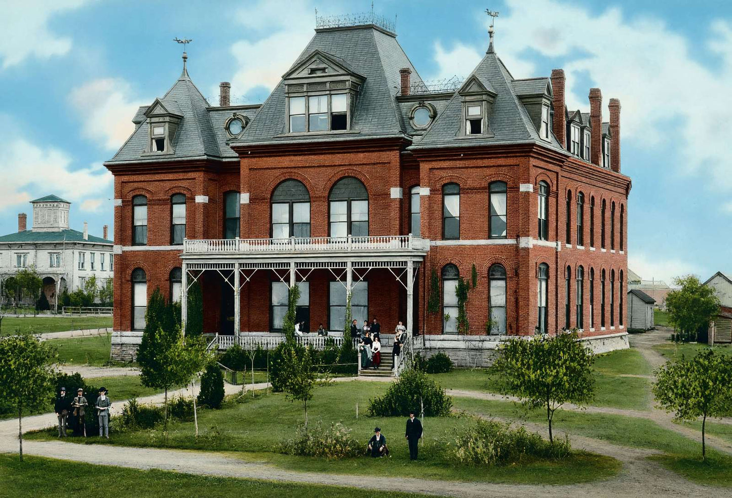 University Fort Worth in 1906 Vintage Print (7 Sizes) - Premium Quality