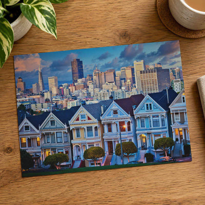 Famous Painted Ladies of San Francisco California Photo Wall Print (7 Sizes)