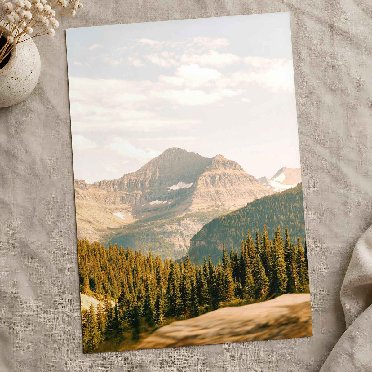 Glacier National Park Montana Photo Wall Art (7 Sizes) - Printed in USA