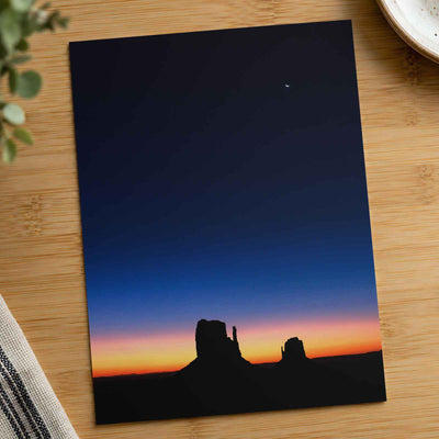 Monument Valley Sunset Arizona Photo Wall Print (7 Sizes) - Ready to Frame