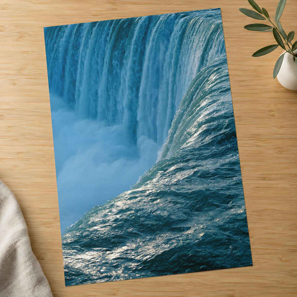 Niagara Falls Close Up Ontario Photo Wall Art (7 Sizes) - Premium Quality