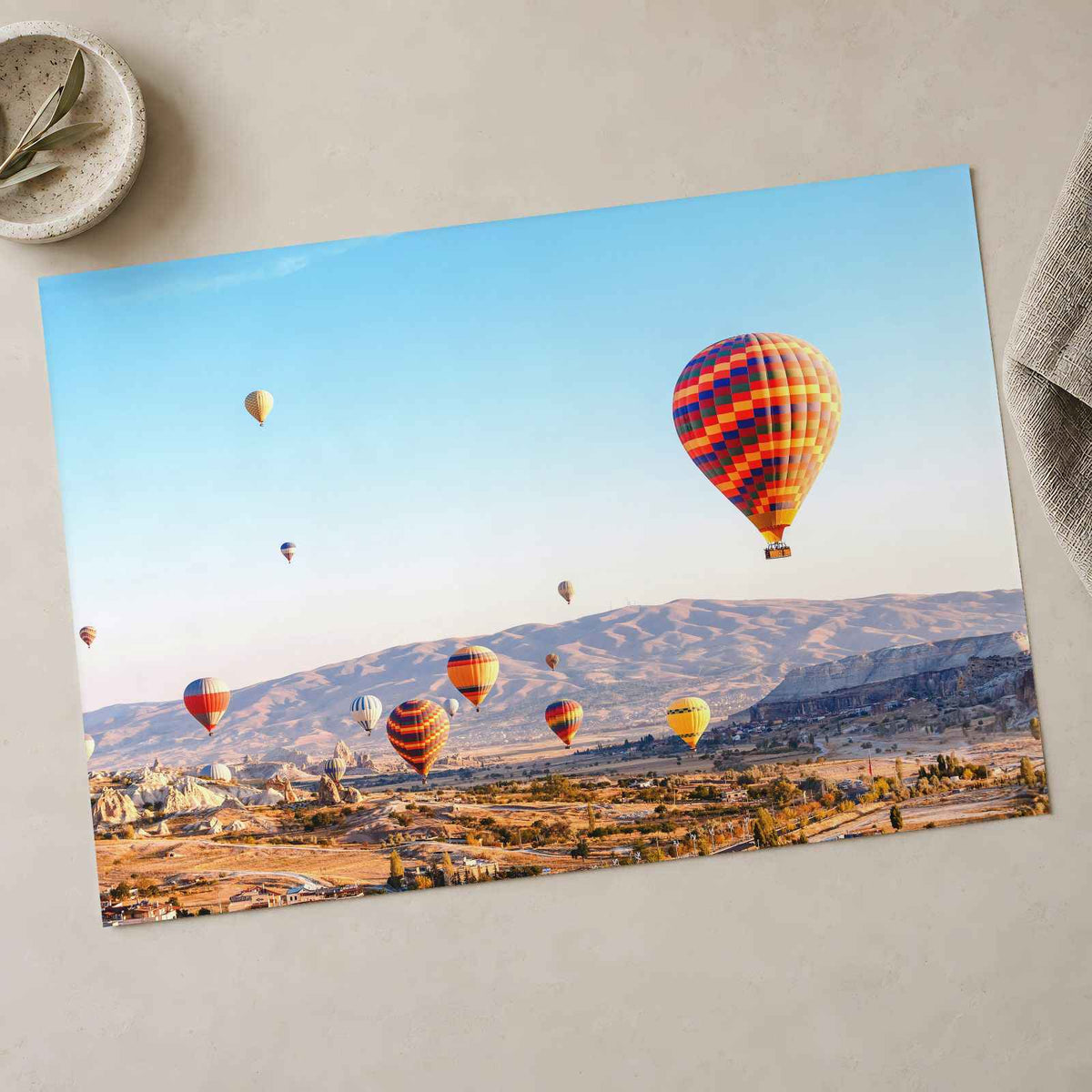 Hot Air Balloons Goreme Cappadocia Turkey Göreme Photo Wall Art (7 Sizes)