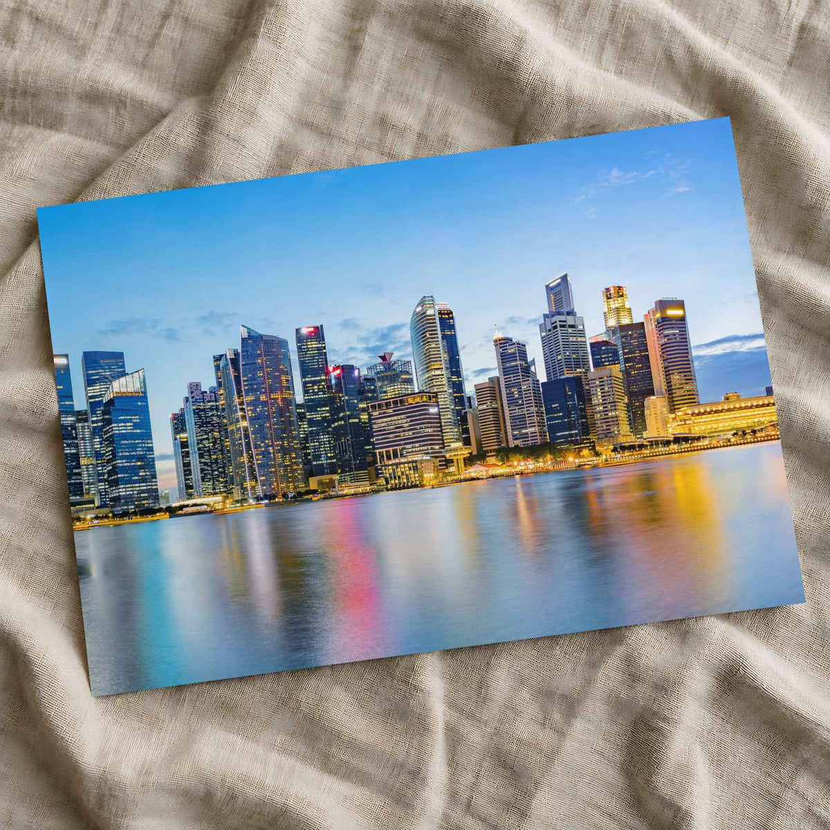 Singapore Financial District Skyline Photography Print (7 Sizes) - Crisp Detail