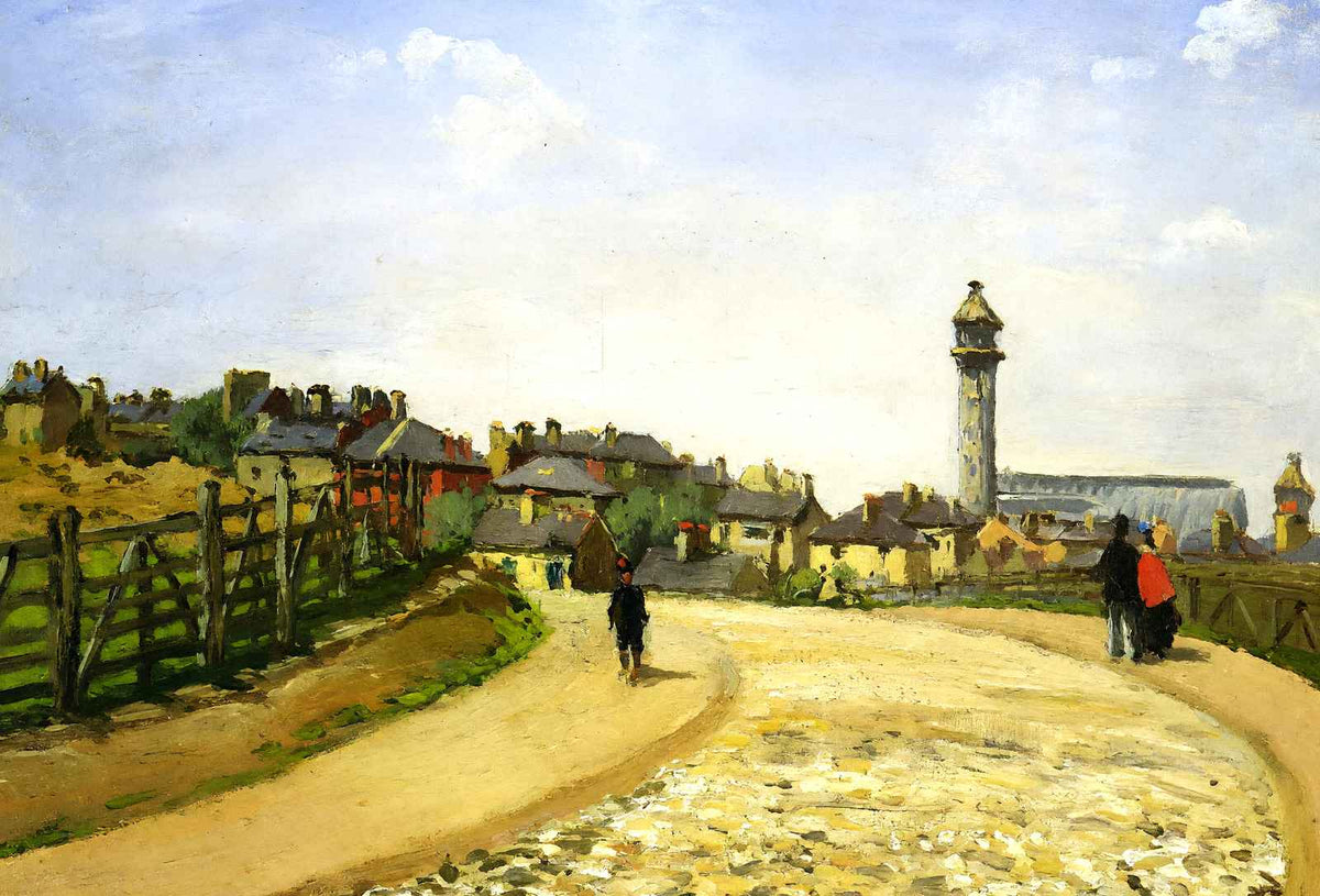 Upper Norwood, Crystal Palace, London 1870 by Pissarro Art Print (6 Sizes)