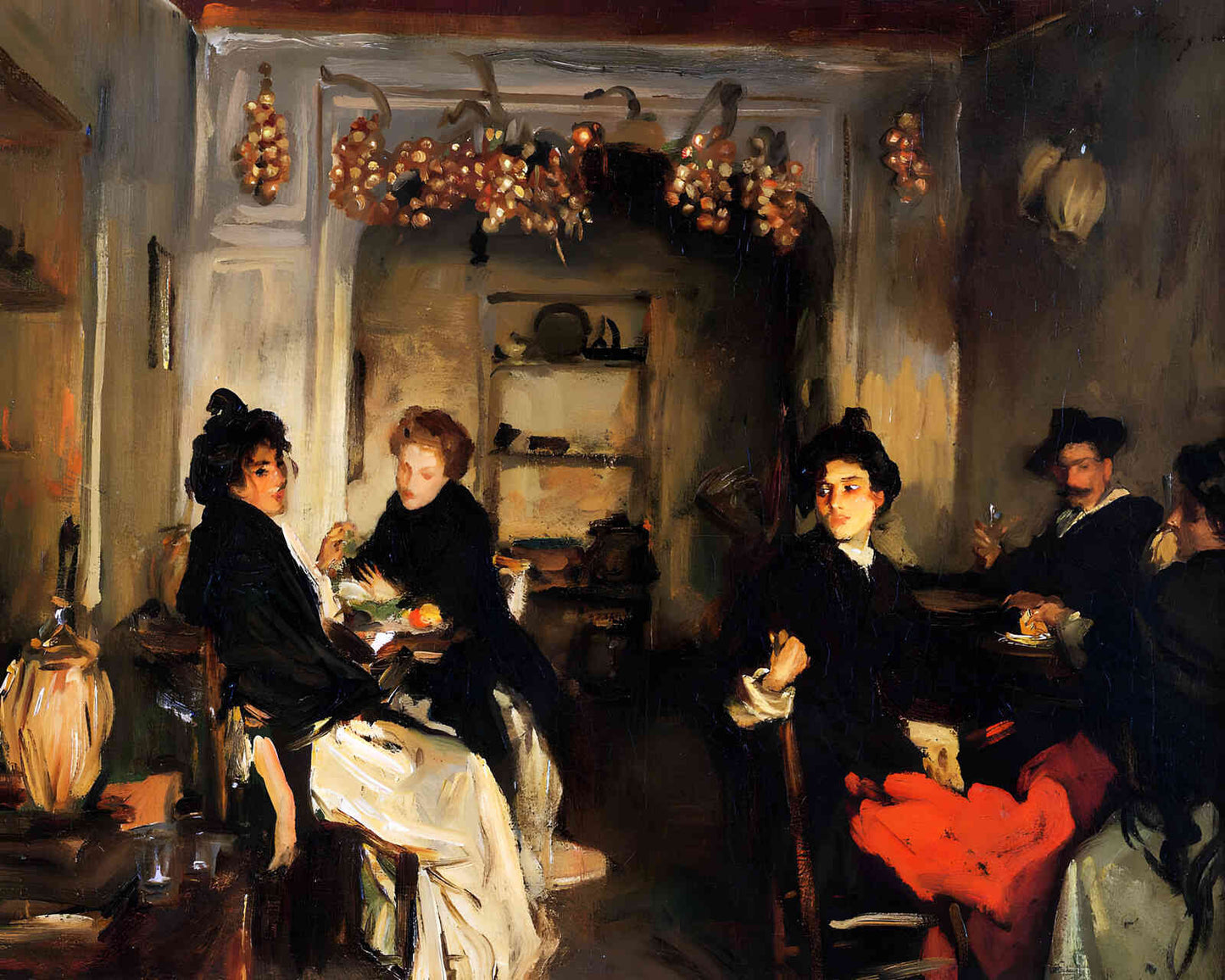 Venetian Wineshop 1898 Painting by John Singer Sargent 8x10" Art Print