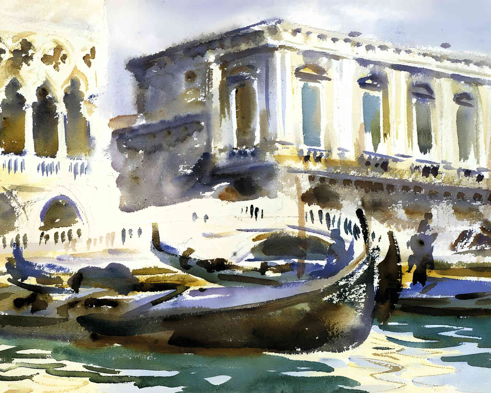 Venice. the Prison 1903 Painting by John Singer Sargent 8x10" Art Print