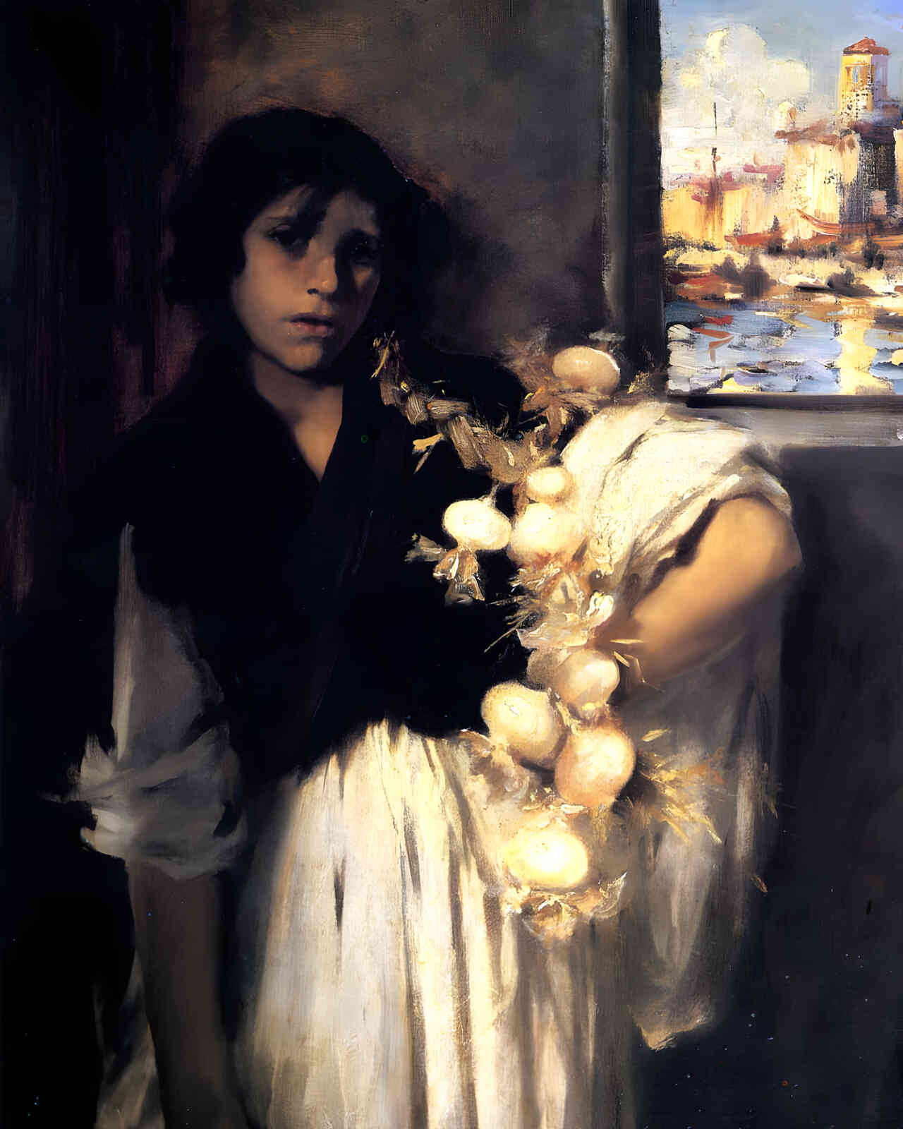 Venetian Onion Seller 1882 Painting by John Singer Sargent 8x10" Art Print