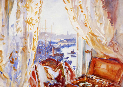 View from a Window, Genoa Art Print 1911 by John Singer Sargent (6 Sizes)