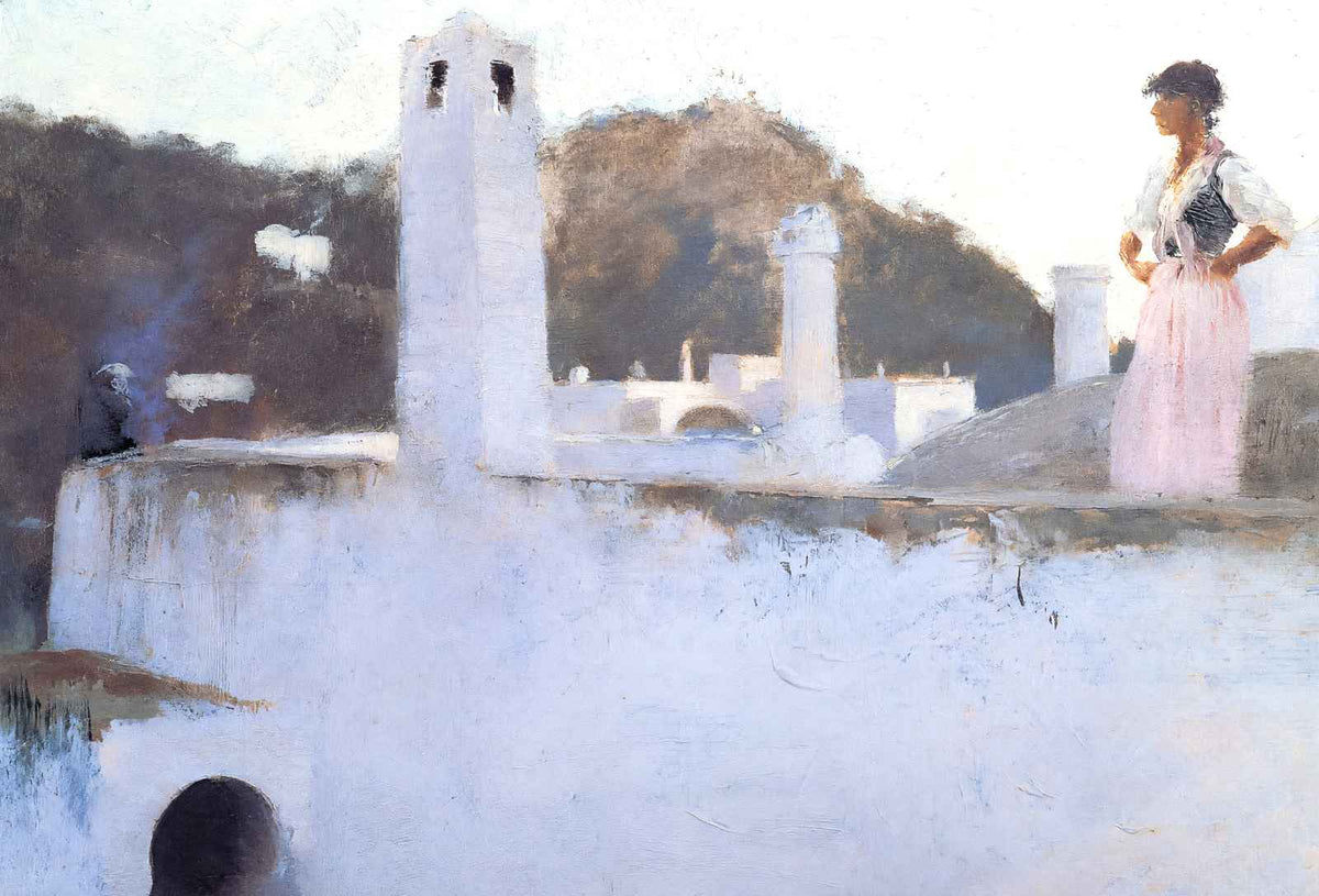 View of Capri Art Print 1878 Painting by John Singer Sargent (6 Sizes)