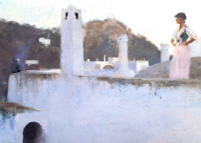 View of Capri Art Print 1878 Painting by John Singer Sargent (6 Sizes)
