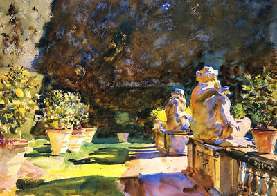 Villa Di Marlia Lucca 1910 Painting by John Singer Sargent Art Print (6 Sizes)