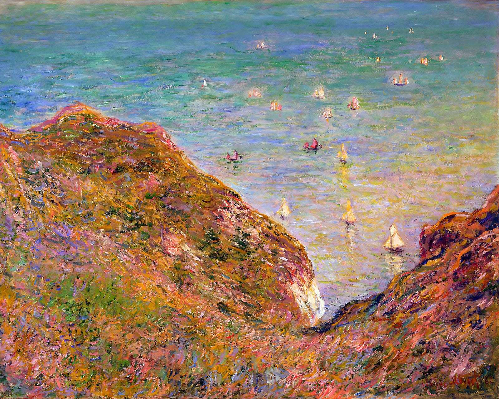 View from the Cliff at Pourville