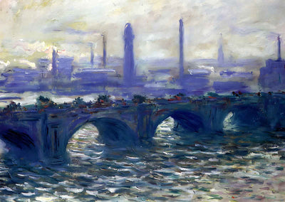 Waterloo Bridge Fine Art Print 1901 Painting by Claude Monet (6 Sizes)