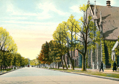 West Second Street Dayton Ohio in 1906 Vintage Print (7 Sizes) - Enhanced