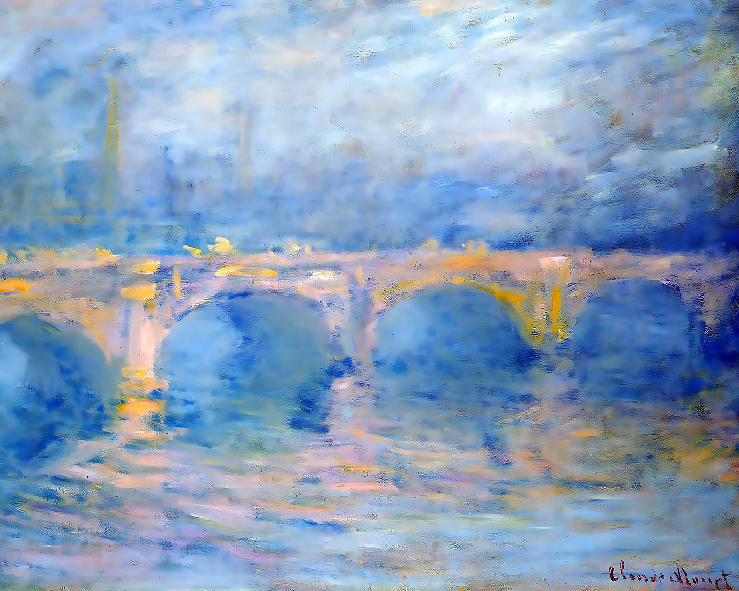 Waterloo Bridge at Sunset