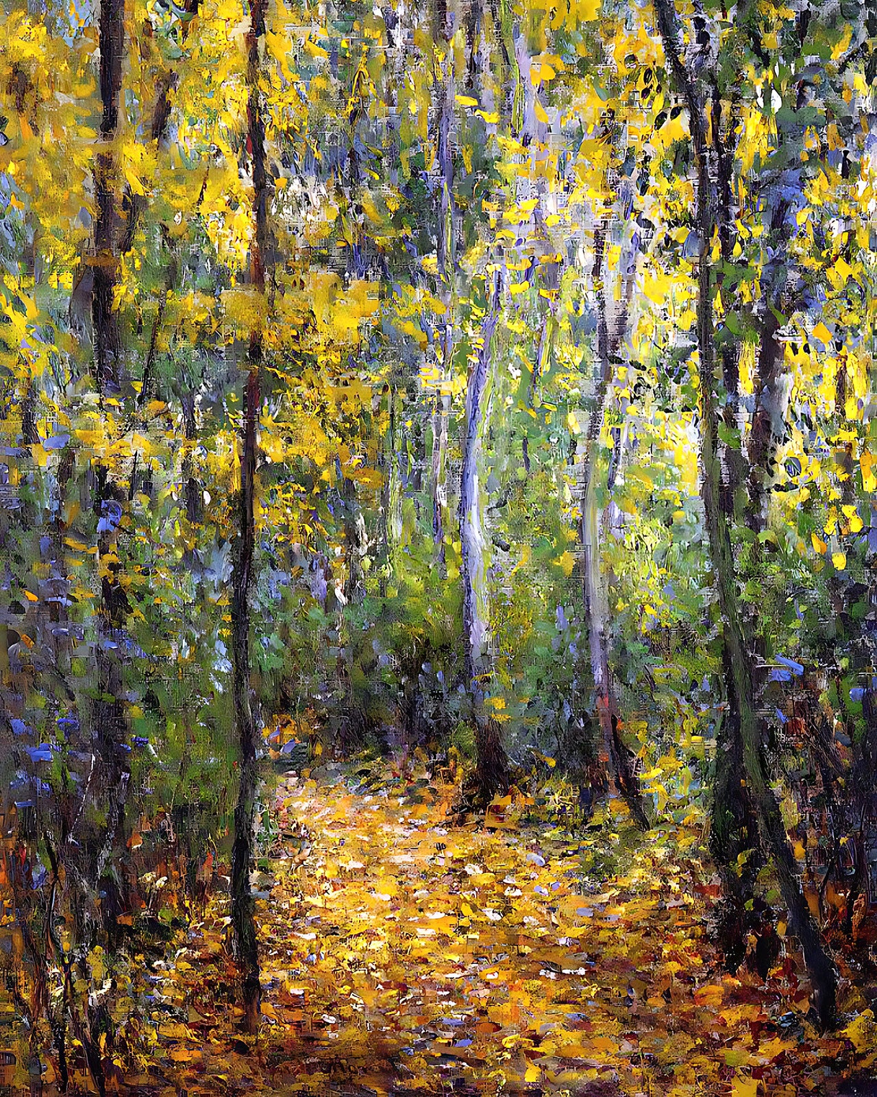Wood Lane Painting by Claude Monet 8x10" Art Print