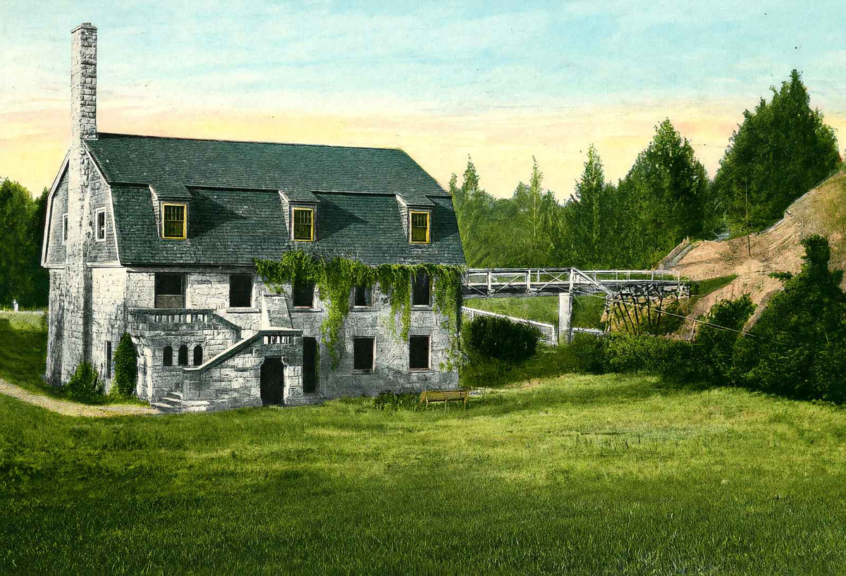 Youngstown Ohio Pioneer Pavilion Mill Creek Park in 1907 Vintage Print