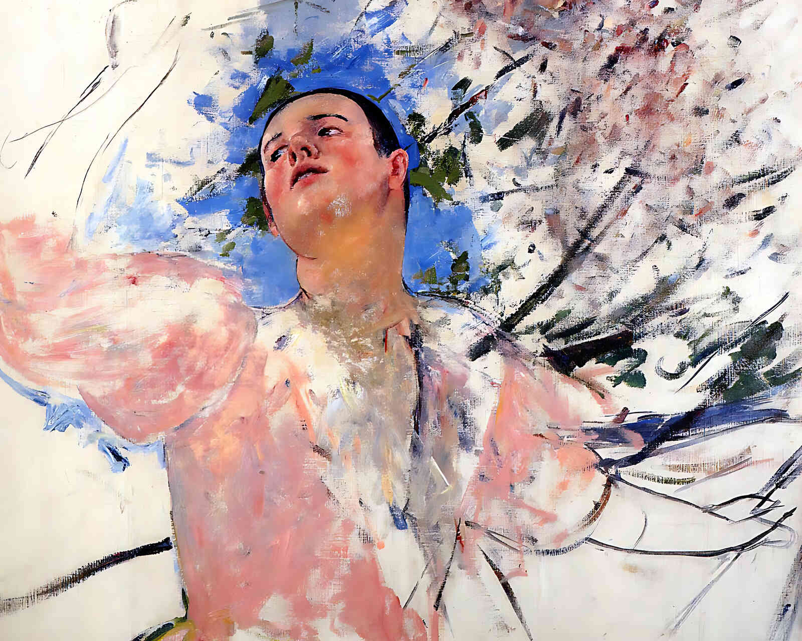 Young Woman Picking the Fruit of Knowledge by Mary Cassatt 8x10" Art Print