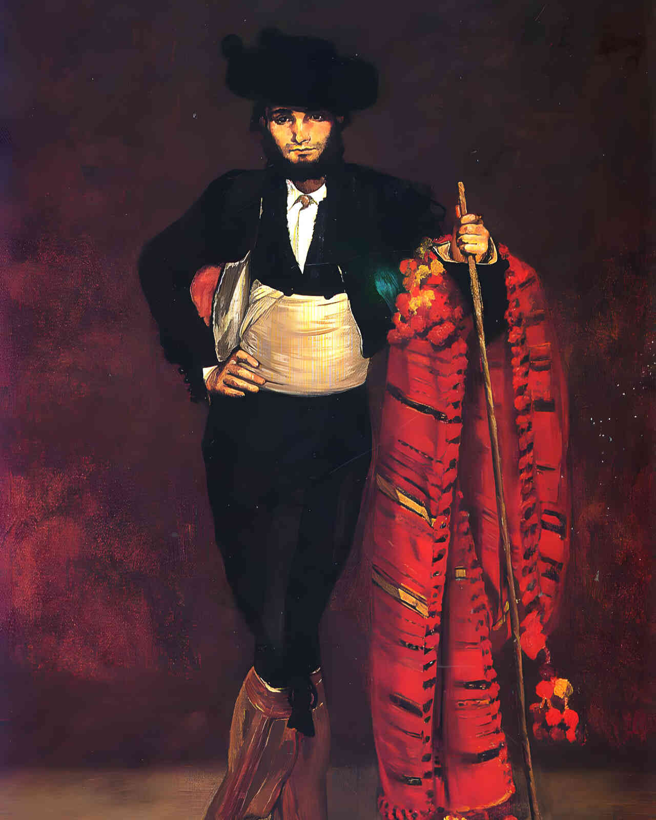 Young Man in the Costume of a Majo 1863 Painting by Edouard Manet 8x10" Art Print