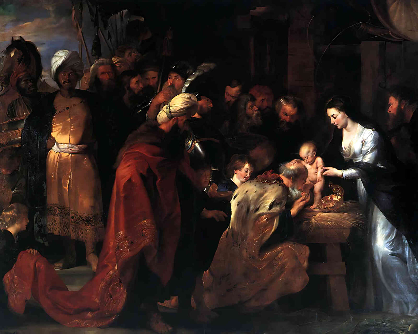 Adoration of the Magi Painting by Peter Paul Rubens 8x10" Art Print