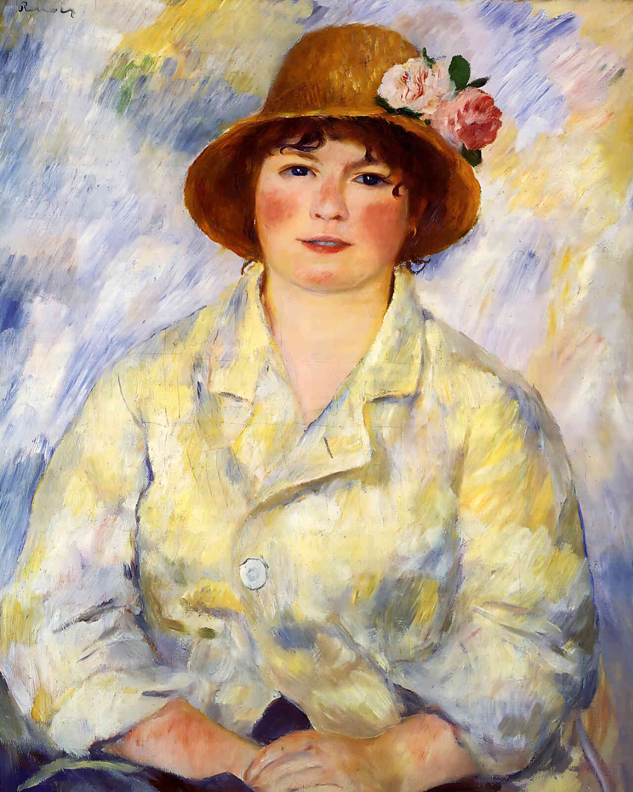 Aline Charigot (Future Madame Renoir) by Pierre-Auguste Renoir 8x10" Art Print