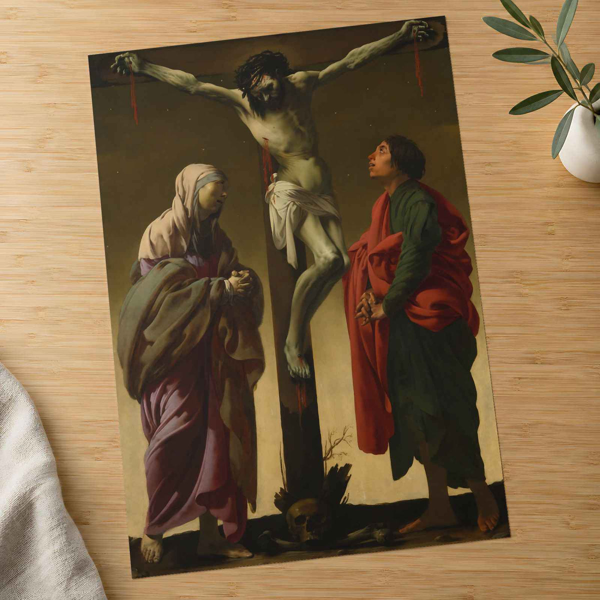 The Crucifixion painting by Hendrick ter Brugghen (1624)