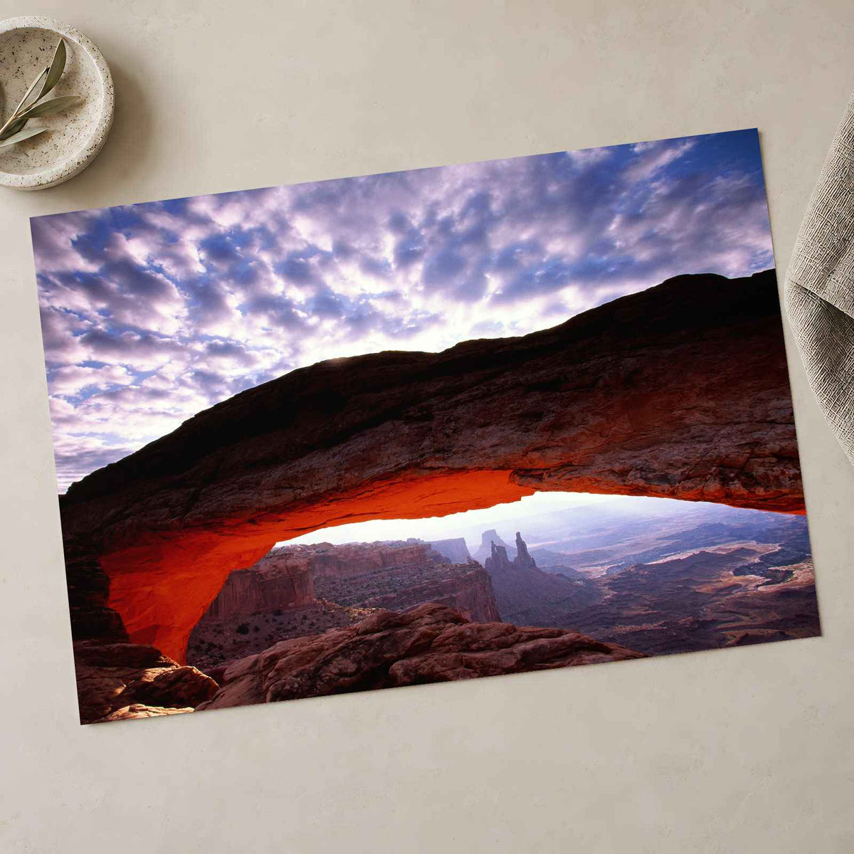 Canyon Arch Photo Print Wall Decor