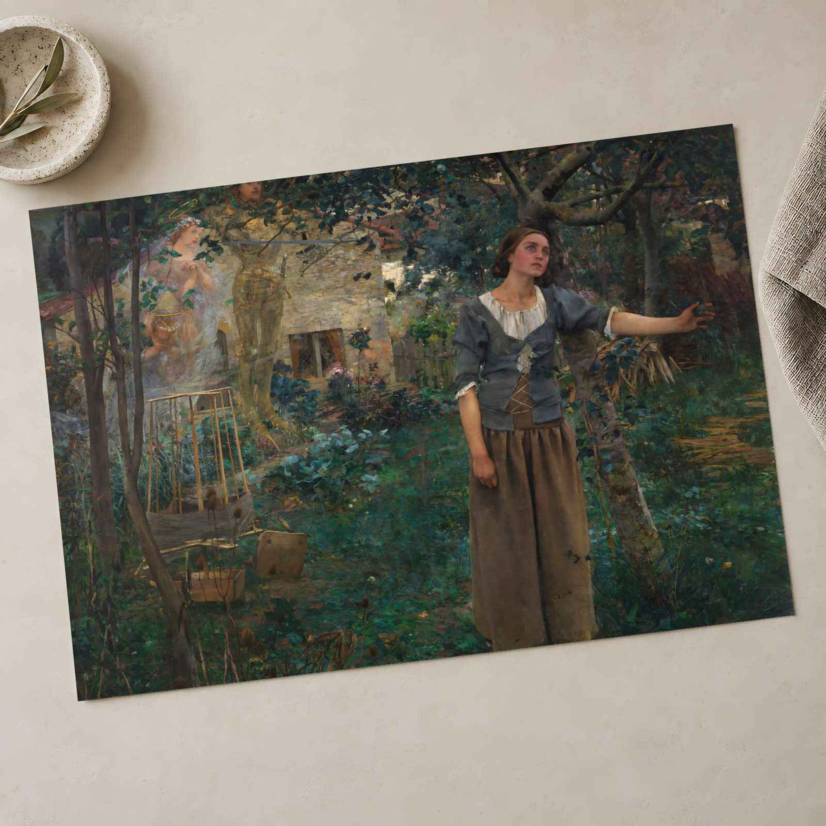 Joan of Arc painting print by Jules Bastien-Lepage (1879)