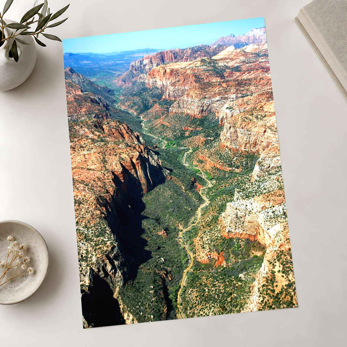 Zion National Park in Utah Photo Print Wall Decor