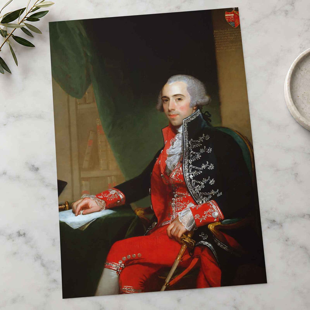 Josef de Jaudenes y Nebot painting by Gilbert Stuart (1794)
