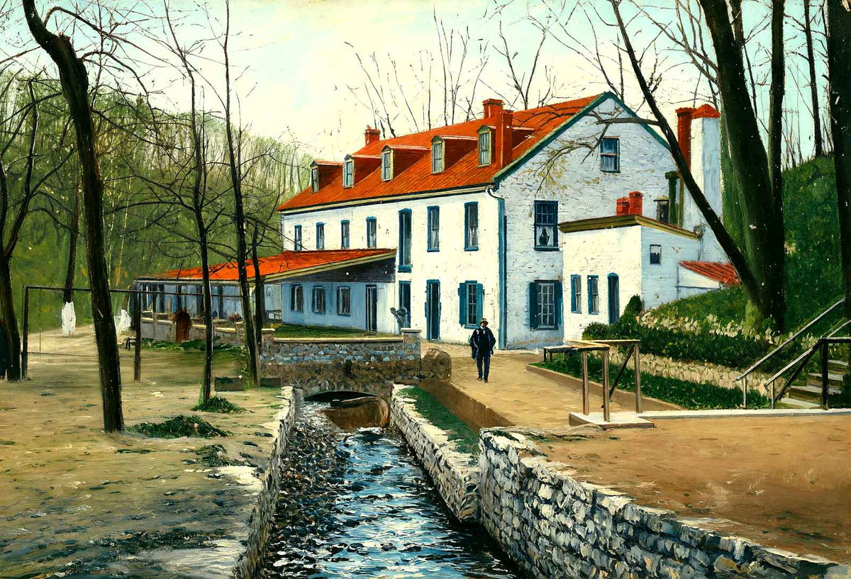 Mineral Springs Park Hotel, Reading, PA 1907 art print