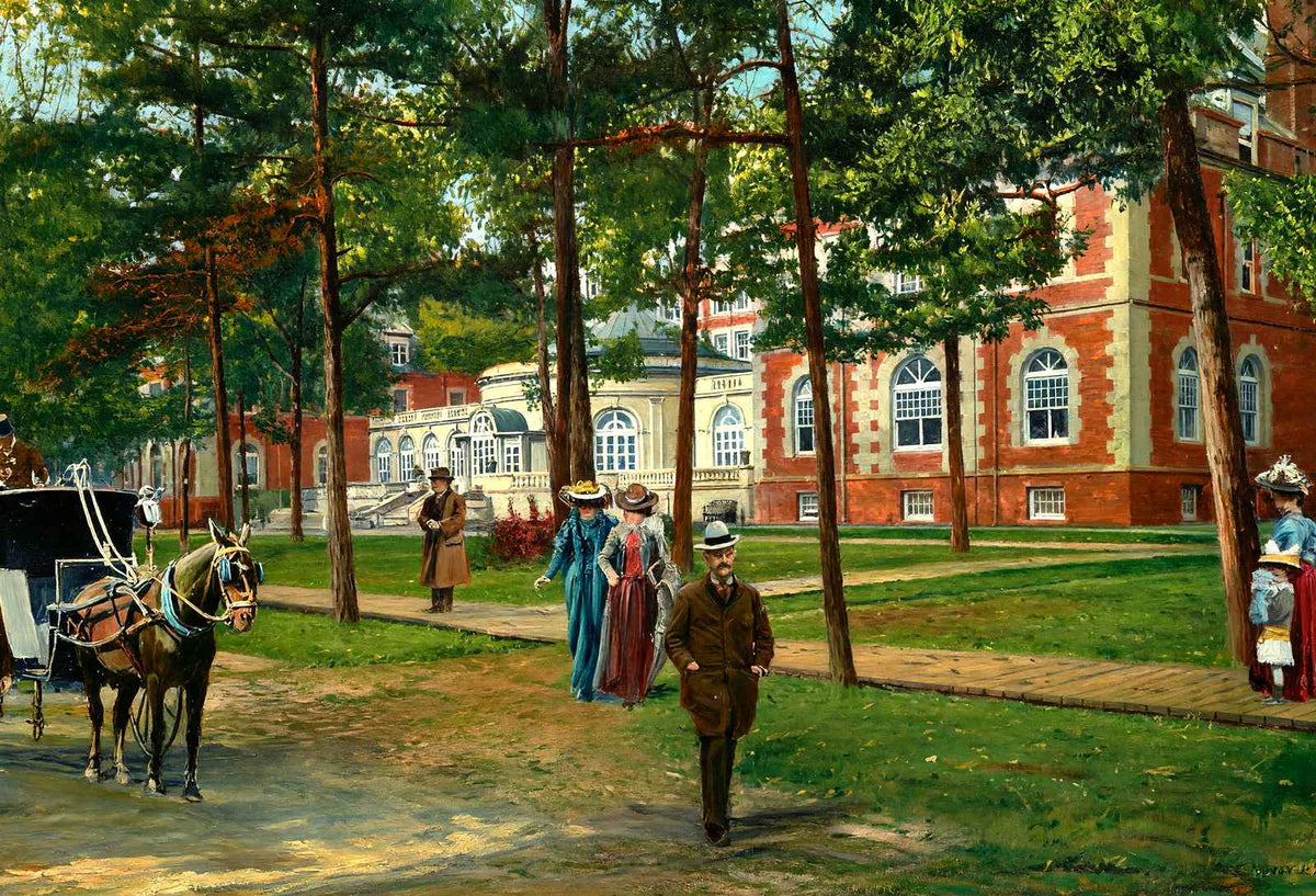 Laurel in the Pines, Lakewood, NJ in 1905 art print