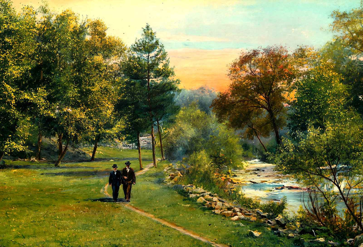 Middlebrook, Knoxville, TN in 1907 art print