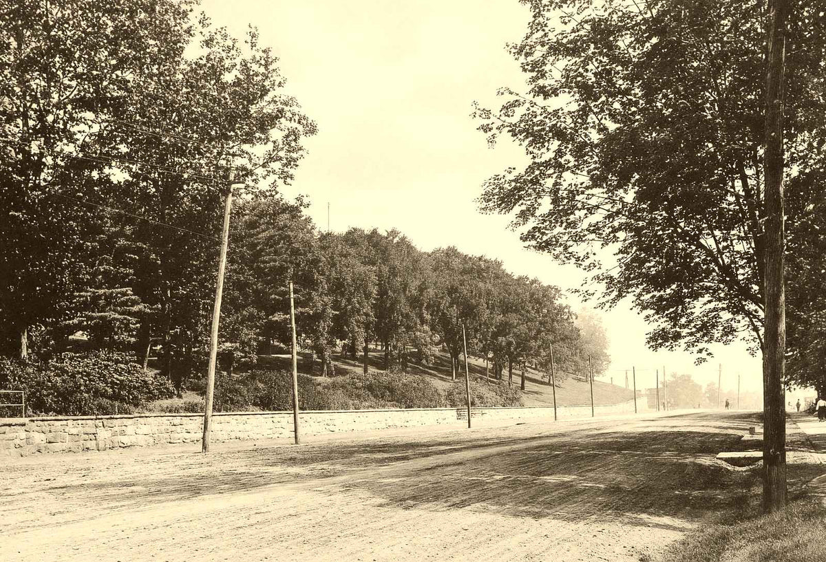 East High Street Pottstown PA in 1904 restored photo print