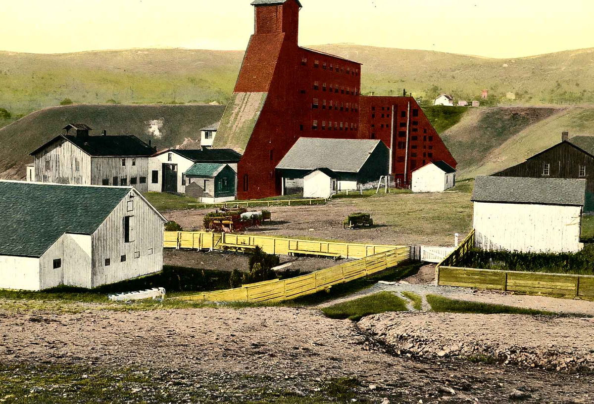 Hampton Coal Breaker, Scranton, PA in 1907 vintage print