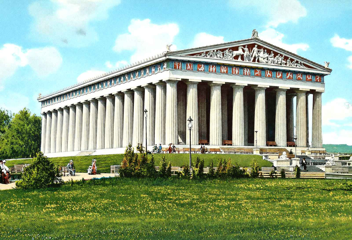 The Parthenon, Nashville, TN in 1906 vintage print