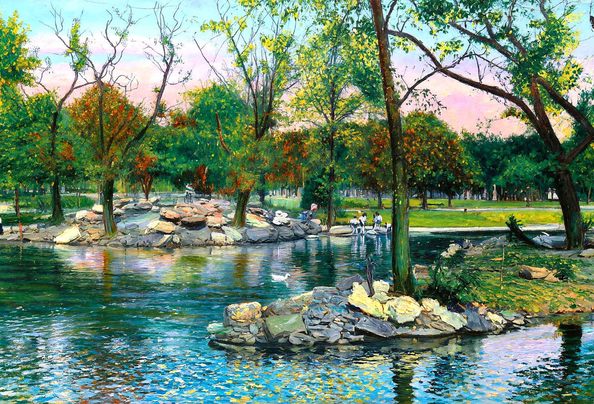 Allegheny Park, Allegheny PA in 1906 art print
