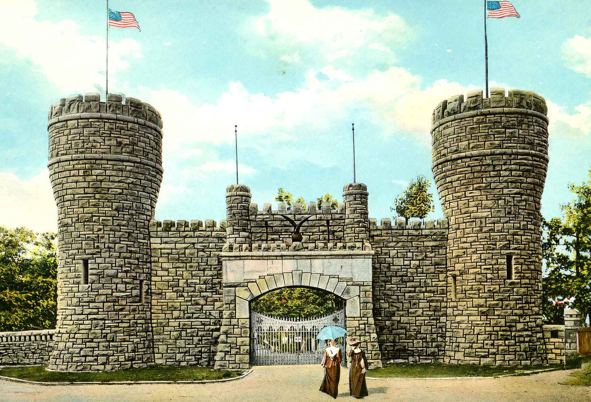 Point Park Entrance, Chattanooga, TN 1908 vintage print