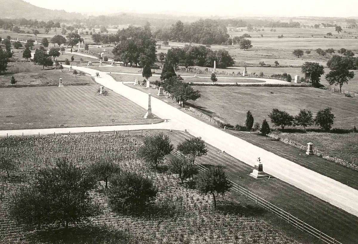 Gettysburg Battlefield, PA in 1904 vintage photo print