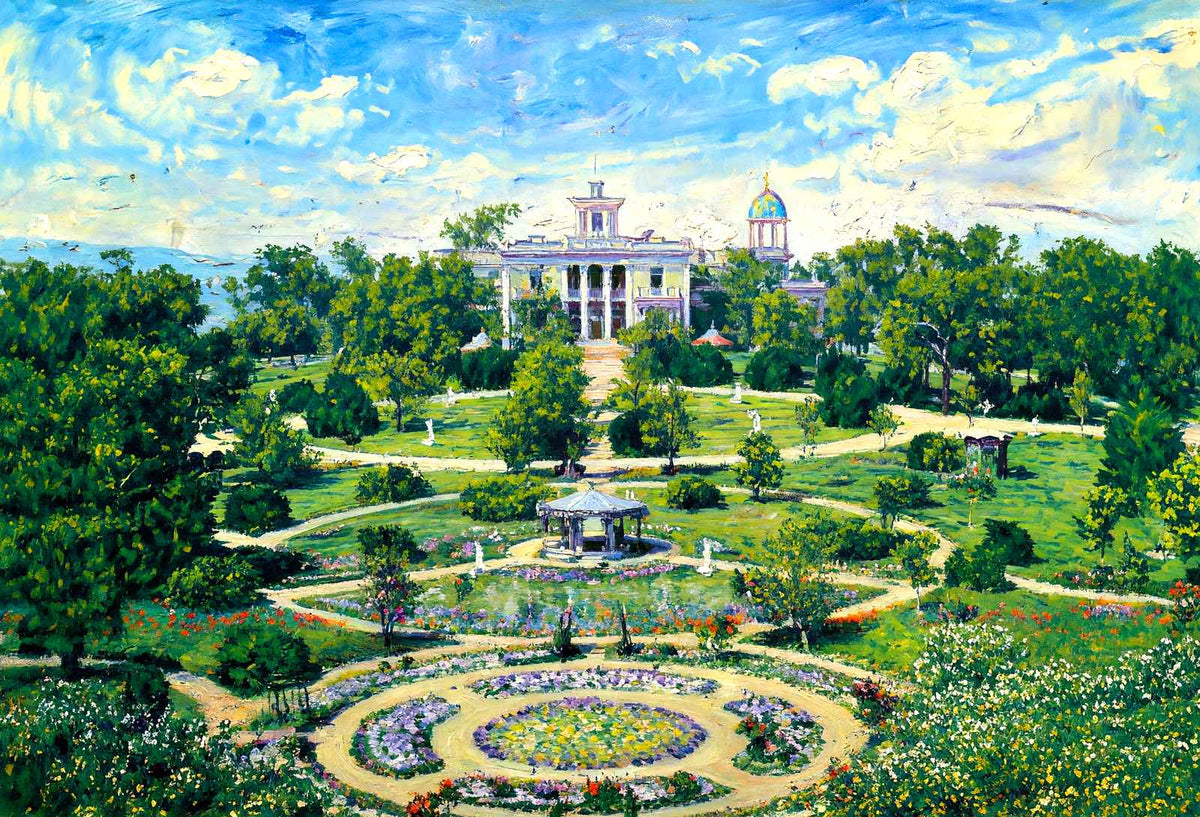 Belmont Park, Nashville, TN in 1908 art print