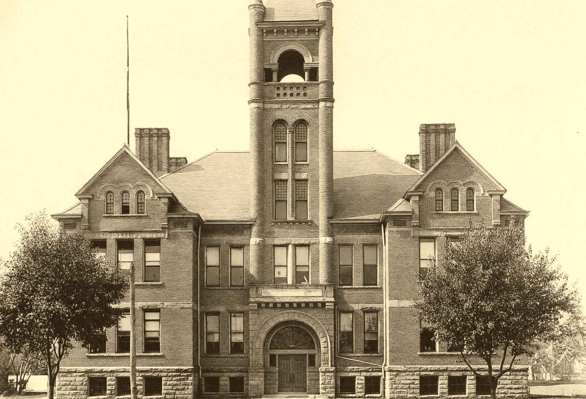 Broad Street Public School, Butler, PA 1906 vintage print