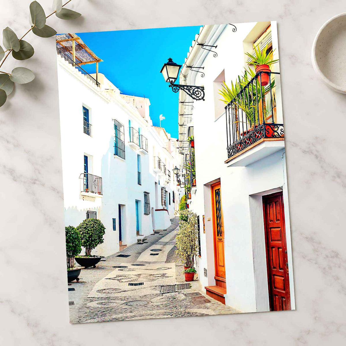 Village in Andalusia Called Frigiliana Photo Print Wall Decor