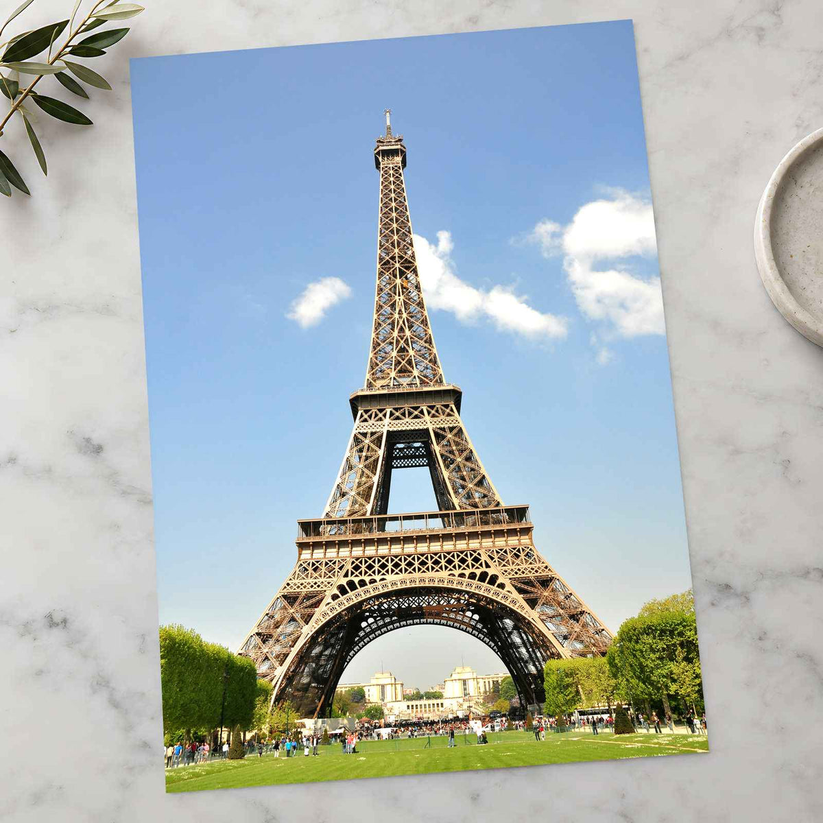 Eiffel Tower Towering Over a Lush Green Park by Margaret Jaszowska Photo Print Wall Decor