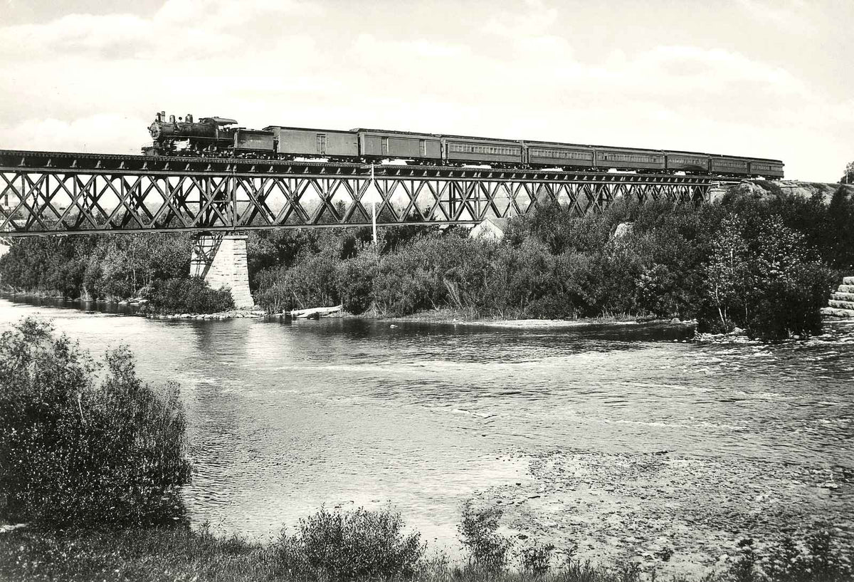 Rock River Railroad Bridge, Janesville WI photo print