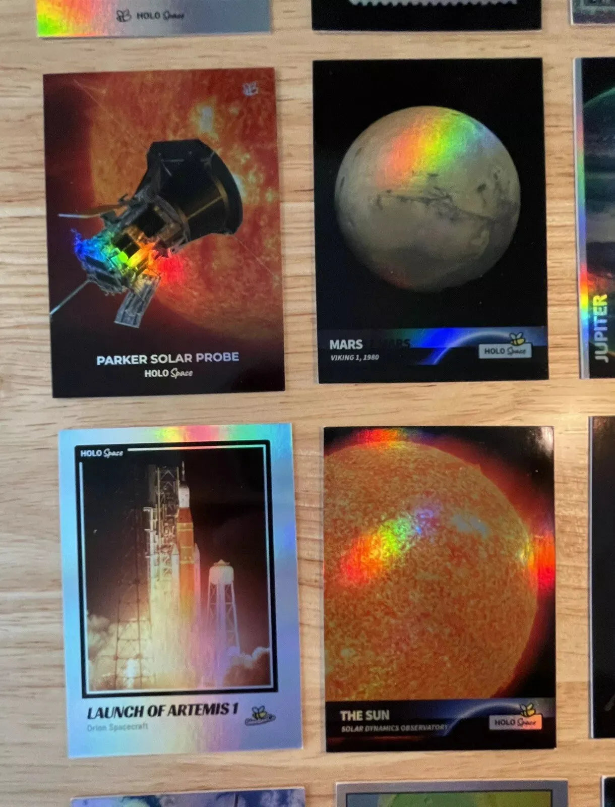 30 Incredible Space Cards (Holographic) - GleeBeeCo - NASA, Apollo 13, ISS, More