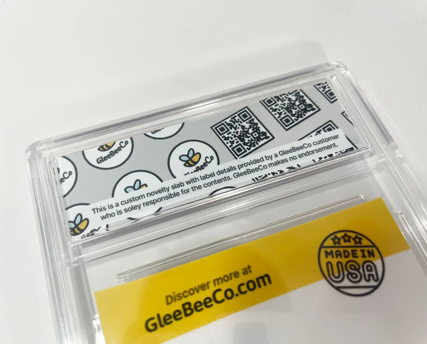 Custom Slab for Any Card - We Print Your Label and Ship with Snap-close Slab - Insert Your Card: Baseball, Basketball, Pokémon, etc.