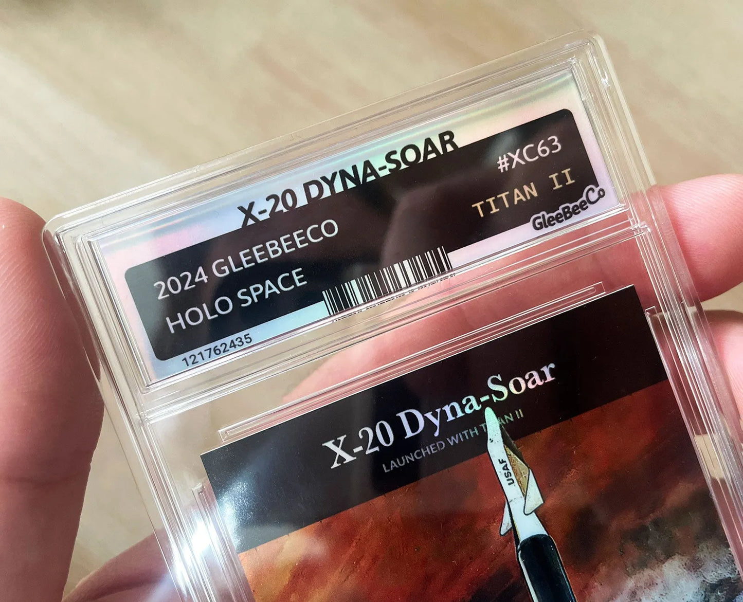 Custom Slab for Any Card - We Print Your Label and Ship with Snap-close Slab - Insert Your Card: Baseball, Basketball, Pokémon, etc.