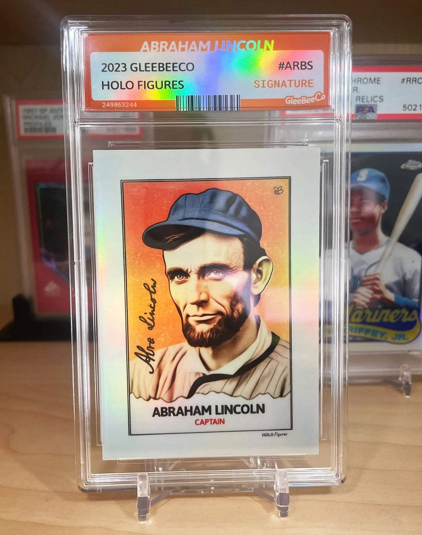 Custom Slab for Any Card - We Print Your Label and Ship with Snap-close Slab - Insert Your Card: Baseball, Basketball, Pokémon, etc.