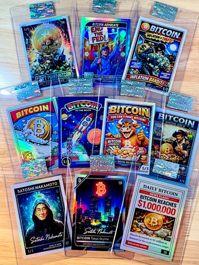 Auctioning 10 Bitcoin Cards - All 1/1's, All Absolutely Incredible