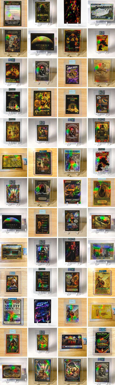 Collector Alert: 55 New Bitcoin, Lincoln, Bible, Panama Canal, Pooh, Trump and Many Other Cards
